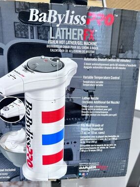 BaByliss Hot Lather/Gel Machine Shaving at home or at  your Barber shop.
